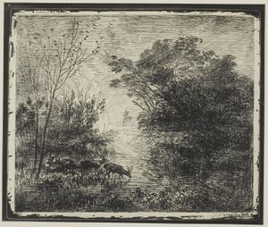 Stags tekijältä Charles Francois Daubigny