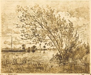 Leppäteline tekijältä Charles Francois Daubigny