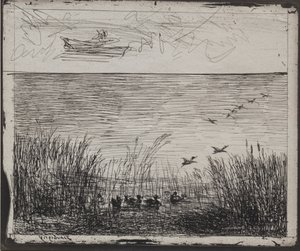 Suo ankkojen kanssa tekijältä Charles Francois Daubigny
