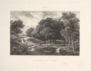 Lähestyvä myrsky, 1844. tekijältä Charles Francois Daubigny