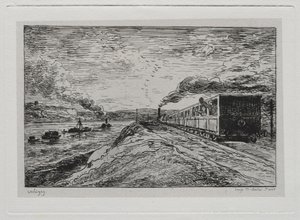 Venematka: Lähtö Paluu, 1861. tekijältä Charles Francois Daubigny