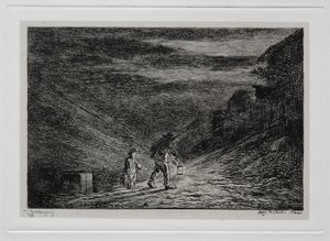 Veneretki: Majatalon etsiminen tekijältä Charles Francois Daubigny