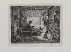 Veneretki: Studio veneessä tekijältä Charles Francois Daubigny