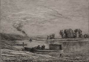 Vene Conflansissa, 1866. tekijältä Charles Francois Daubigny