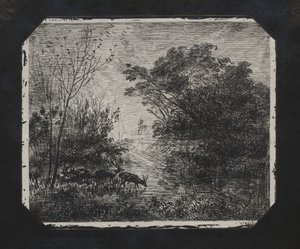 Hirvi, 1862. tekijältä Charles Francois Daubigny