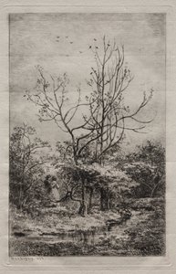 Orchard, 1868. tekijältä Charles Francois Daubigny