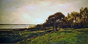 Pre des Graves Villervillessä tekijältä Charles Francois Daubigny