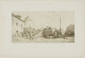 Niittokone tekijältä Charles Francois Daubigny