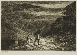 Majatalon etsiminen tekijältä Charles Francois Daubigny