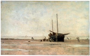 Merenranta, 1860-luvun loppu 1870-luvun alku. tekijältä Charles Francois Daubigny