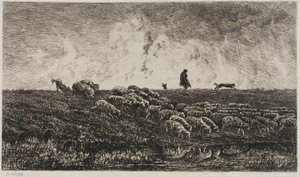 Suihku tekijältä Charles Francois Daubigny