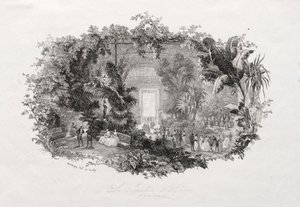 Talvipuutarha, 1842-1843. tekijältä Charles Francois Daubigny