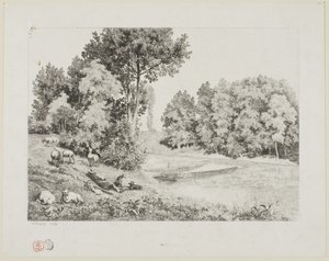 Näkymä otettu Bas-Meudonissa tekijältä Charles Francois Daubigny