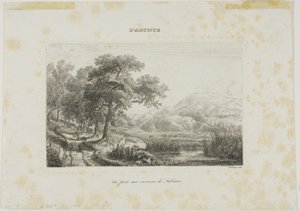 Näkymä otettu lähellä Subiacoa tekijältä Charles Francois Daubigny
