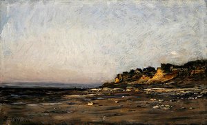 Villerville, Normandia tekijältä Charles Francois Daubigny