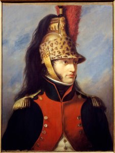 Louis Bonaparten (1778-1846) muotokuva 5. lohikäärmerykmentin everstin univormussa Charles Francois Jalabertin (1819-1901) maalaus 1852 Malmaison musee du chateau - Louis Bonaparten (1778-1846) muotokuva colonelin univormussa 5. re