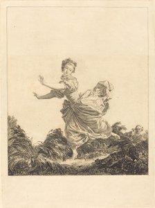 Vuotaa tarkoituksella tekijältä Charles François Adrien Macret after Jean Honoré Fragonard
