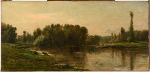 Oise-joen rannat tekijältä Charles Francois Daubigny