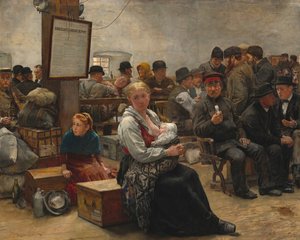 Lupausten maassa, Linnan puutarha, 1884.