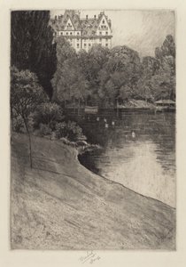 Keskuspuisto, luultavasti vuodelta 1918.