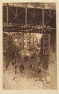 Cherry Street, N.Y., 1904. tekijältä Charles Frederick William Mielatz