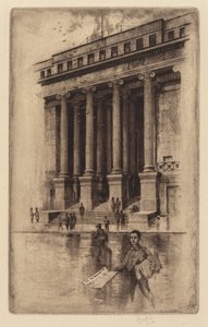 Kuisti, Old Custom House, Wall Street