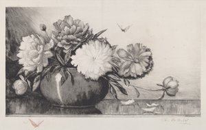Nimettömät pionit kulhossa, 1890.