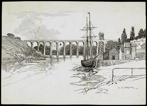 Calstockin maasilta, Cornwall, c1907-c1943