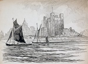 Rochesterin linna, Kent, 1892-1933 tekijältä Charles George Harper
