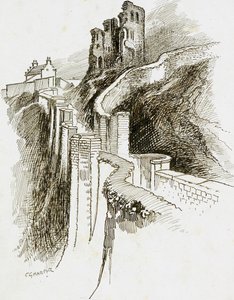 Scarborough Castle, North Yorkshire tekijältä Charles George Harper