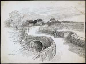 Swarkestone Bridge, Stanton By Bridge, Derbyshire tekijältä Charles George Harper