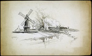 Wellington Windmill, Barking, Lontoo, 1892-1933 tekijältä Charles George Harper