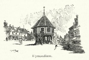 Wymondham (litografia) tekijältä Charles George Harper