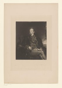 Metternichin muotokuva Klemensistä Prinssi Metternich (nimi esineessä) tekijältä Charles George Lewis