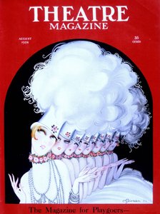 Kabareetanssijat amerikkalaisen Théatre Magazine -lehden kannessa elokuussa 1924 (kaiverrus)