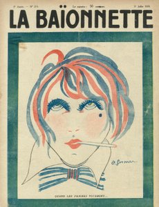 "La Baionnette" -sanomalehden kansi 31. heinäkuuta.