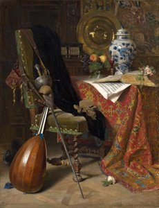 1700-luvun sisustus, 1877 tekijältä Charles Gifford Dyer