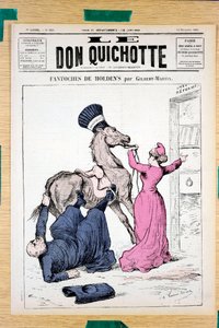 Kansi "Don Quijote", numero 335, Satiirinen väreissä tekijältä Charles Gilbert Martin