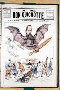 Kansi "" Le Don Quijote ", Satirique en Colors tekijältä Charles Gilbert Martin