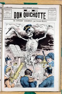 Kansi ""Le Don Quijote"", numero 422, värillinen satiirinen tekijältä Charles Gilbert Martin