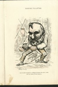 Charles Gilbert-Martinin (1839-1905) kuvitus teoksessa "" Contemporary Grimaces"" tekijältä Charles Gilbert Martin