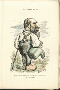 Charles Gilbert-Martinin (1839-1905) kuvitus teoksessa "" Contemporary Grimaces"" tekijältä Charles Gilbert Martin