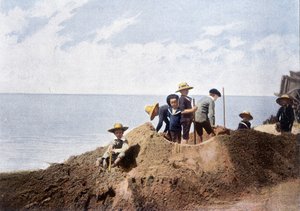Efemerinen linnoitus. Kaiverrus Gillot, noin 1900.