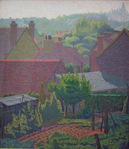 Village Rooftops (öljy)