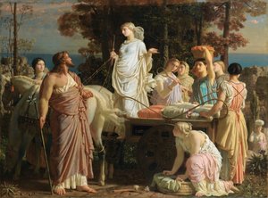 Ulysses ja Nausicaa, n. 1853.