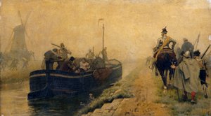 Sotavankien kuljettaminen espanjalaisen toimesta