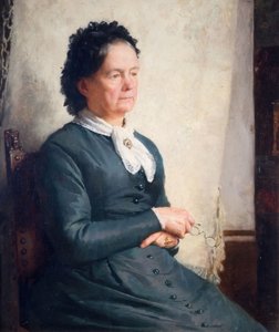 Taiteilijan äidin muotokuva, 1885.