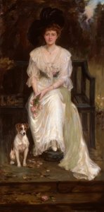 C.G.Anderson, rouva Irene Watts / Gemälde