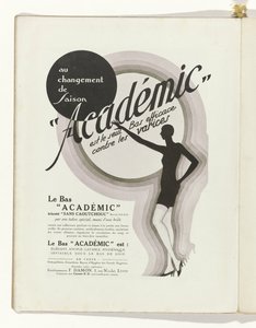 Taide - Maku - Kauneus, Esitteet naisellisesta eleganssista, toukokuu 1929, nro 105, 9. vuosi, s. 4 tekijältä Charles Goy