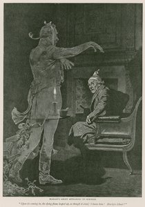 Kuvitus Charles Dickensin joululaululle tekijältä Charles Green